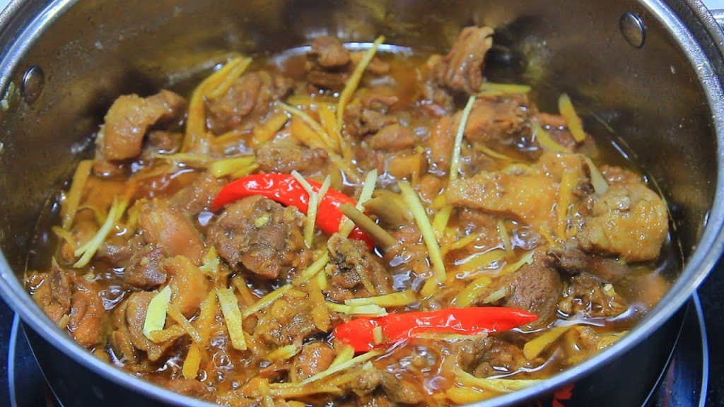 Vịt kho gừng (Ảnh: Sưu tầm)