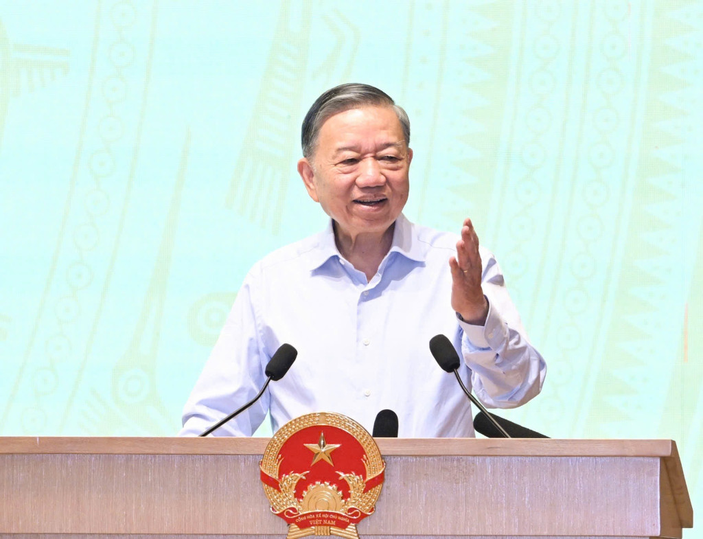 Tổng Bí thư, Chủ tịch nước Tô Lâm dự và phát biểu chỉ đạo phiên họp Chính phủ thường kỳ tháng 6/2026 và Hội nghị trực tuyến Chính phủ với các địa phương (Ảnh: VGP/Nhật Bắc)
