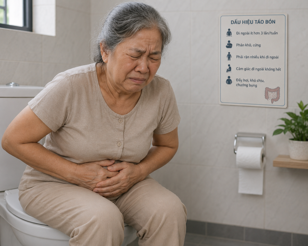 Táo bón ở người cao tuổi đôi khi còn là dấu hiệu cảnh báo các bệnh lý nghiêm trọng như hẹp đại tràng hoặc ung thư đại trực tràng (Ảnh; Sưu tầm)