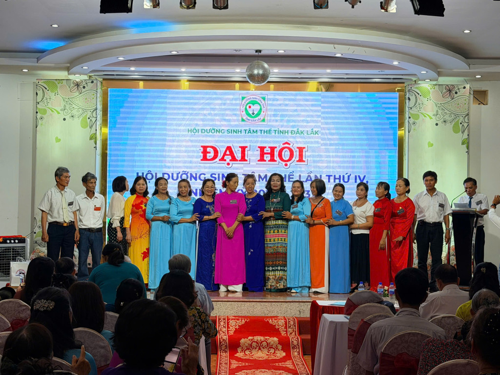 Ban Chấp hành Hội Dưỡng sinh tâm thể Đắk Lắk, nhiệm kỳ 2026 - 2031 (Ảnh: Nguyễn Tuấn)