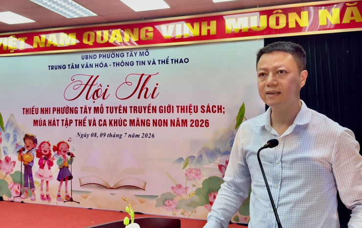 Nguyễn Mạnh Hùng - Phó chủ tịch UBND - Trưởng Ban chỉ đạo hè năm 2026 phát biểu tại chương trình