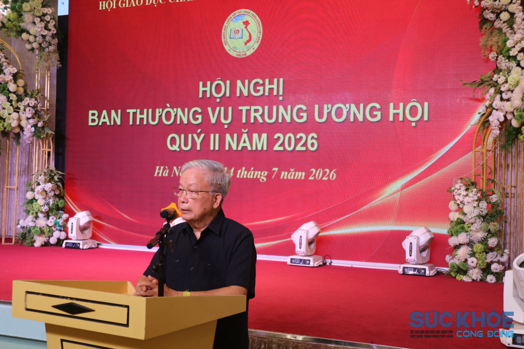 Chủ tịch Hội Nguyễn Hồng Quân phát biểu khai mạc (Ảnh: PV)