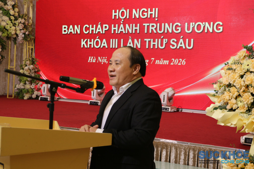Ông Phạm Đình Vương - UVBCH phát biểu tại hội nghị (Ảnh: PV)