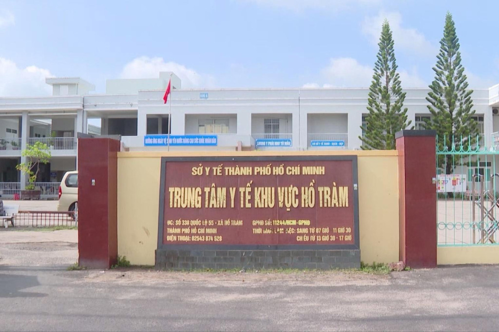 trung tâm y tế khu vực Hồ Tràm