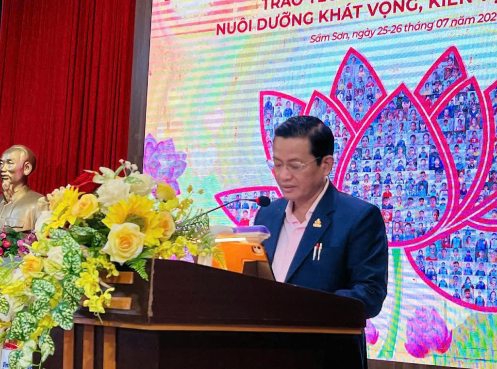 Ông Trịnh Tiến Dũng, Chủ tịch Tập đoàn Đại Dũng phát biểu tại chương trình 