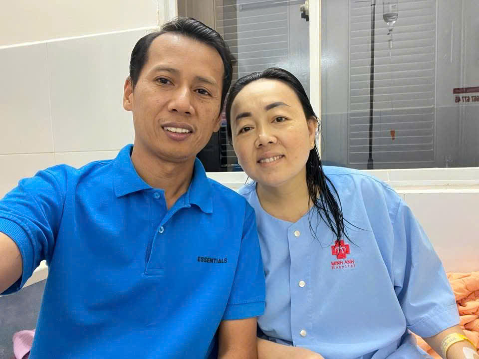 Bệnh nhân hồi phục từng này trong những ngày điều trị tại bệnh viện (Ảnh: BVCC)