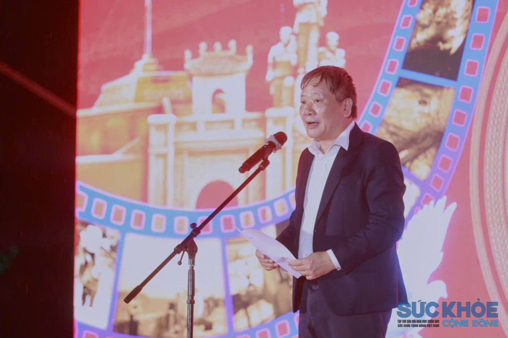 Ông Nguyễn Tuấn Linh - Phó Bí thư chuyên trách Đảng ủy Bộ Văn hóa, Thể thao và Du lịch phát biểu tại sự kiện