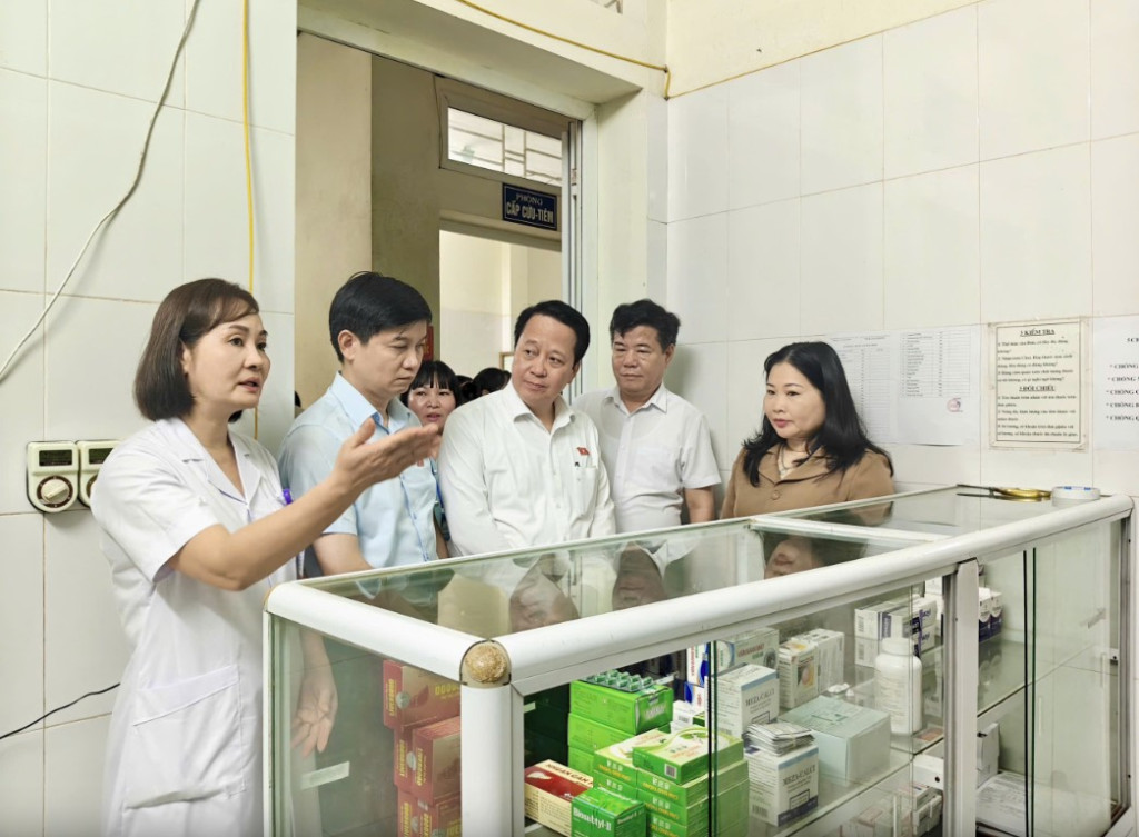 Bên trong Trạm Y tế phường Nam Cường. (Ảnh: Như Thảo)