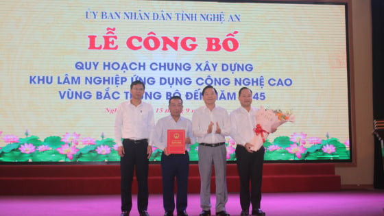 Công bố Quy hoạch Khu lâm nghiệp công nghệ cao Bắc Trung Bộ đến năm 2045