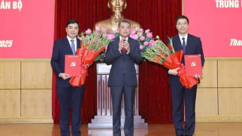 Thanh Hóa có 2 tân Phó Bí thư Tỉnh ủy
