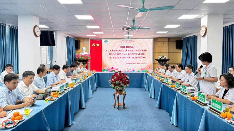 Bệnh viện Mắt Hải Phòng chính thức đủ điều kiện triển khai bệnh án điện tử
