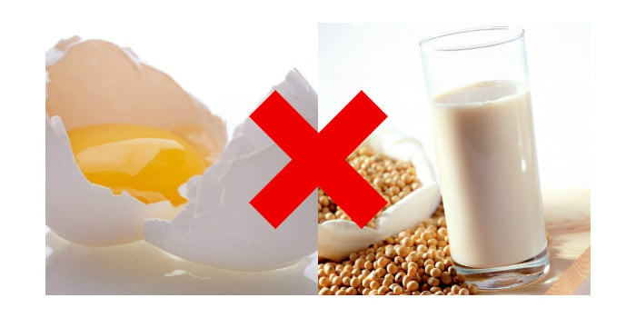 Top các thực phẩm tối kỵ dùng với sữa đậu nành