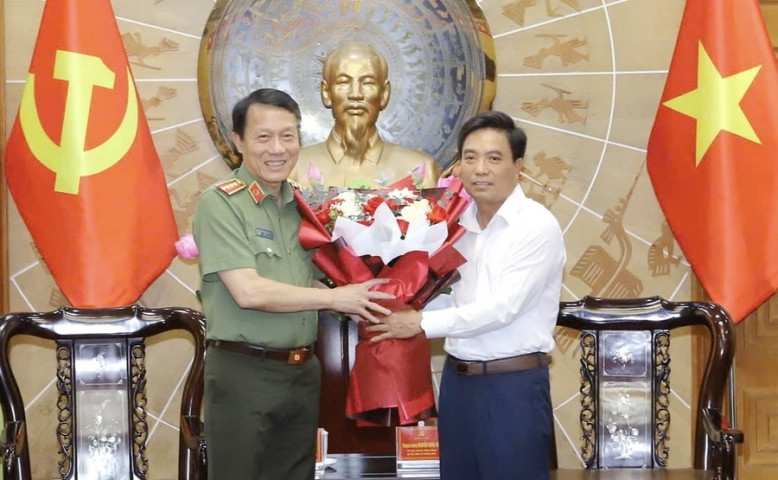 Bộ trưởng Bộ Công an làm việc với Ban Thường vụ Tỉnh uỷ Thanh Hóa
