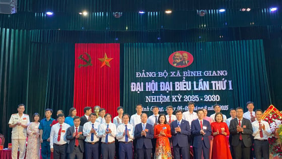 Đảng bộ xã Bình Giang tổ chức thành công Đại hội đại biểu lần thứ I: Quyết tâm đổi mới, tạo “sức bật” phát triển