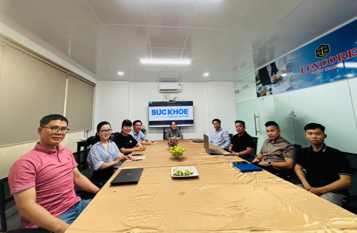 Tổng Biên tập Tạp chí Sức Khỏe Cộng Đồng làm việc với Văn phòng đại diện tại TP.HCM