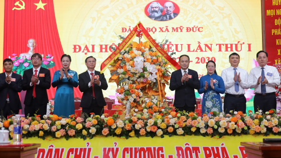 Đại hội Đảng bộ xã Mỹ Đức lần thứ I, nhiệm kỳ 2025–2030: Một ý chí, một hành động – Vì nhân dân phục vụ
