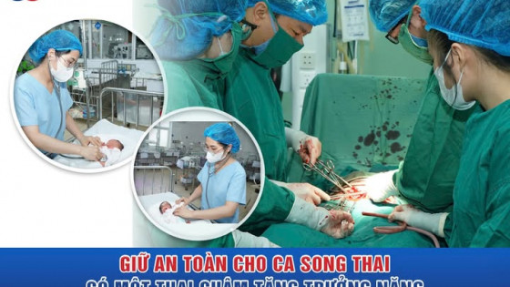 Bệnh viện Sản nhi Nghệ An cứu sống cặp song thai chênh nhau gần 1kg