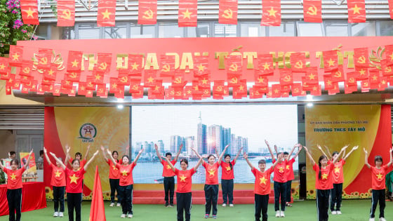Hà Nội: Các trường học tổ chức nhiều hoạt động ý nghĩa nhân dịp Kỷ niệm 80 năm Cách mạng Tháng 8 và Quốc khánh 2/9