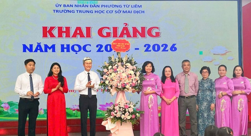 Năm học 2025 – 2026, thầy trò trường THCS  Mai Dịch cùng chung khát vọng chinh phục tri thức