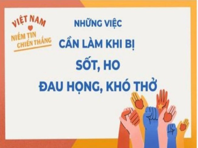 Đột nhiên sốt, ho, đau họng, khó thở... bạn cần làm gì?