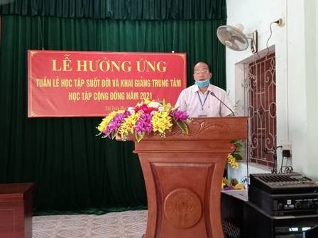 Thanh Hóa khai giảng trung tâm học tập cộng đồng tại thị trấn Bút Sơn