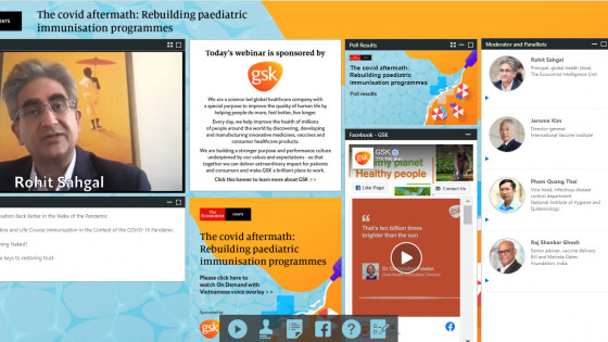 The Economist &amp; GSK tổ chức Tọa đàm “Hậu quả sau COVID-19: Gánh nặng sẽ nhân đôi khi chủng ngừa ở trẻ nhỏ bị gián đoạn”
