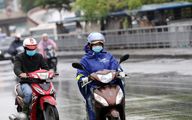 Dự báo thời tiết ngày 30/10: Hà Nội tiếp tục mưa lạnh, nhiệt độ thấp nhất 19 độ C