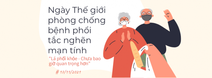 Ngày Thế giới phòng chống bệnh phổi tắc nghẽn mạn tính 2021: Lá phổi khỏe – Chưa bao giờ quan trọng hơn