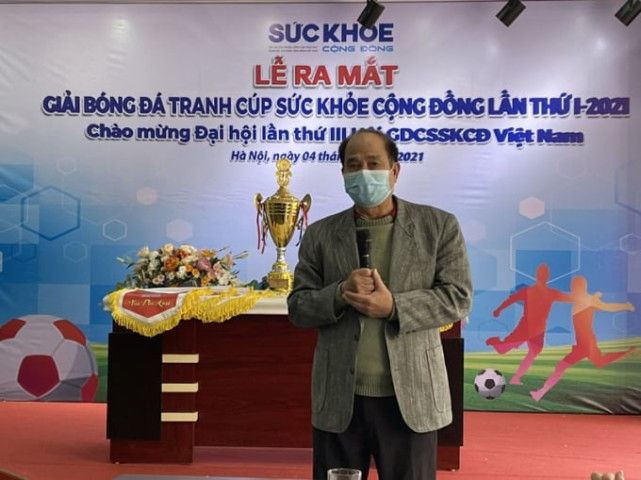 Họp báo ra mắt giải bóng đá “Tranh cúp vì Sức Khỏe Cộng Đồng lần thứ I-2021”