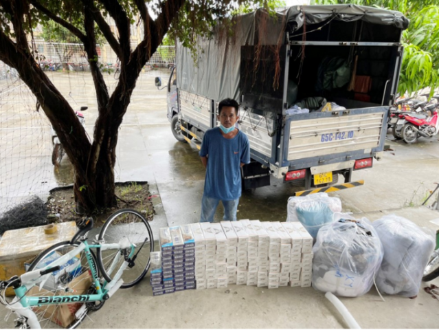Long An liên tiếp phá giữ các vụ tập kết, buôn lậu thuốc lá