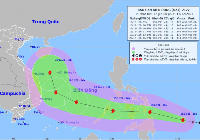 Công điện của Thủ tướng Chính phủ về ứng phó khẩn cấp với cơn bão số 9