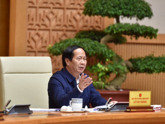 Phó Thủ tướng Chính phủ Lê Văn Thành chủ trì cuộc họp ứng phó cơn bão Rai