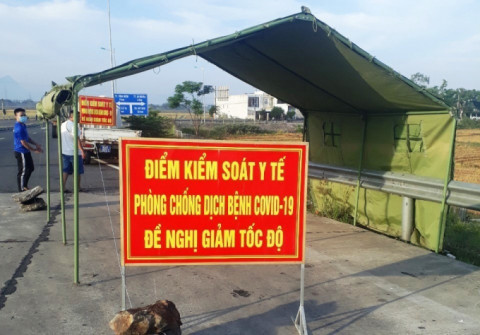 Thanh Hóa tạm dừng hoạt động chốt kiểm soát dịch COVID-19