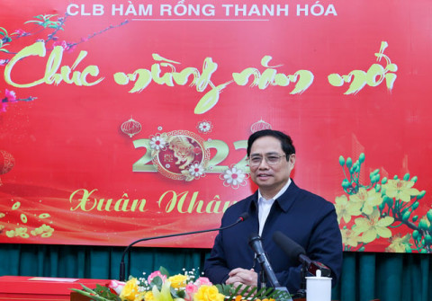 Thủ tướng Chính phủ Phạm Minh Chính thăm và chúc Tết tại tỉnh Thanh Hóa