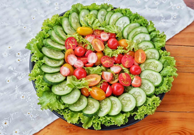 7 món salad chay giúp giảm cân hiệu quả