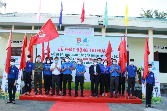 Quảng Ngãi: Tuổi trẻ tích cực trồng cây xanh góp sức bảo vệ môi trường