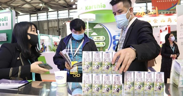 Vinamilk mang nhiều sản phẩm nổi bật đến các hội chợ quốc tế ngay trong tháng đầu năm 2022