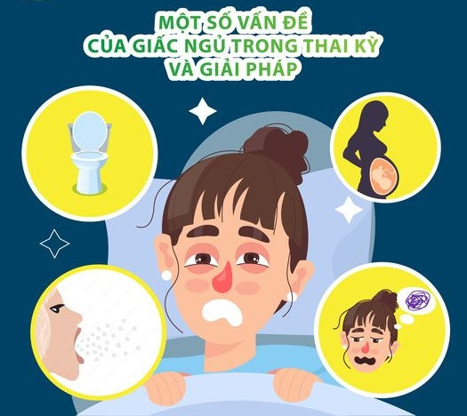 Một số vấn đề của giấc ngủ trong thai kỳ và giải pháp