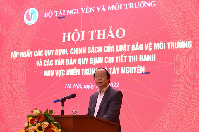 Bộ Tài nguyên và Môi trường tập huấn các quy định, chính sách của Luật Bảo vệ môi trường