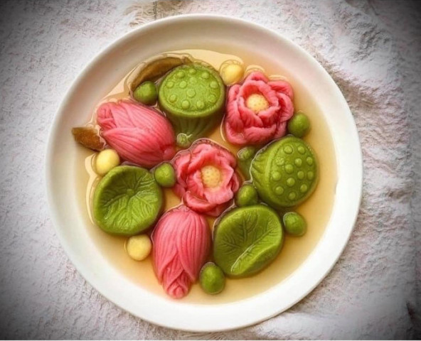Bánh trôi hoa sen - Ý nghĩa ngày Tết Hàn thực