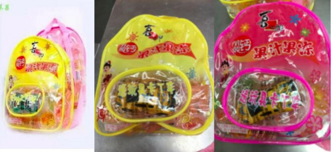 Thu hồi kẹo thạch sữa trái cây XZL Milk Fruit Jelly School Bags vì nguy cơ gây nghẹt thở