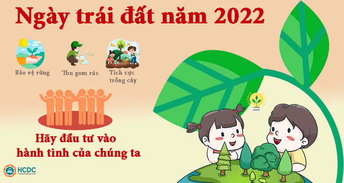 Ngày Trái đất 22/4/2022: Hãy đầu tư vào hành tinh của chúng ta