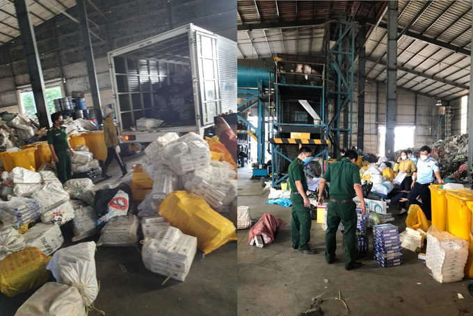 Đồng Tháp tiêu hủy gần 265.000 bao thuốc lá nhập lậu