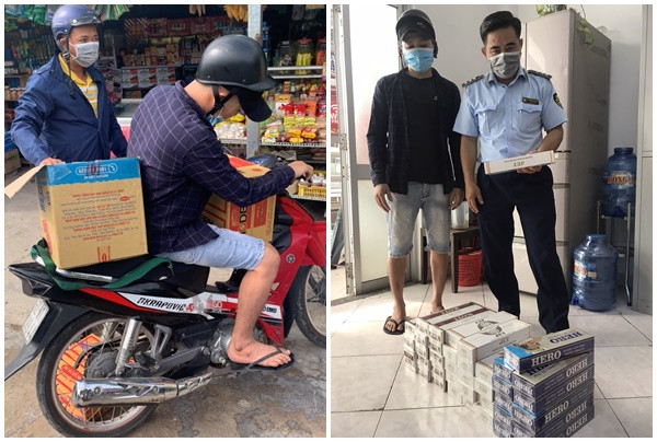 Vĩnh Long phát hiện 400 bao thuốc lá điếu nhập lậu