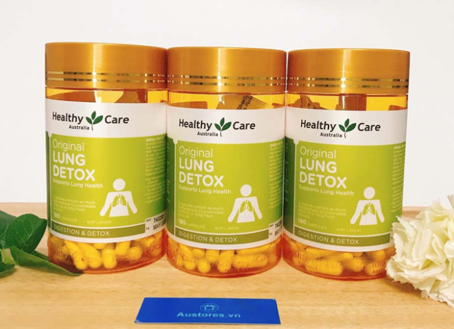 Thực phẩm bảo vệ sức khỏe Healthy Care Original Lung Detox vi phạm quảng cáo