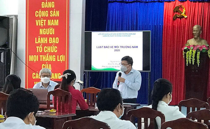 Long An tích cực tuyên truyền, phổ biến pháp luật về bảo vệ môi trường