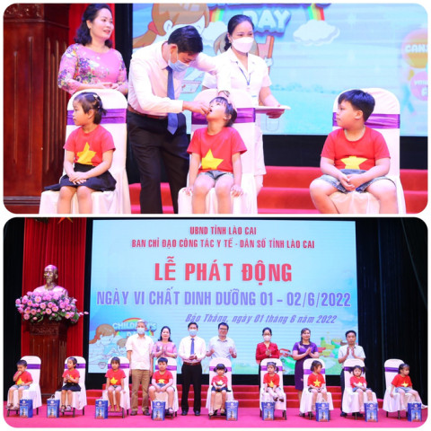 Lào Cai phát động hưởng ứng Ngày Vi chất dinh dưỡng 1 - 2/6