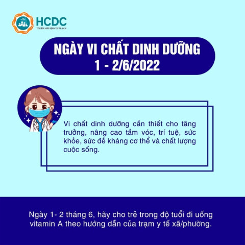 Infographic: Ngày Vi chất dinh dưỡng 1 - 2/6/2022