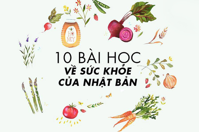 10 bài học về sức khỏe của người Nhật Bản