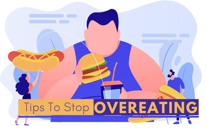 Mẹo để ngừng ăn quá nhiều
